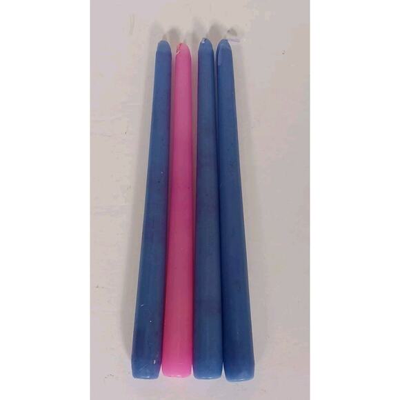 Oddity Inc Advent Taper Candles Purple & Pink 10" Candles - Picture 1 of 7